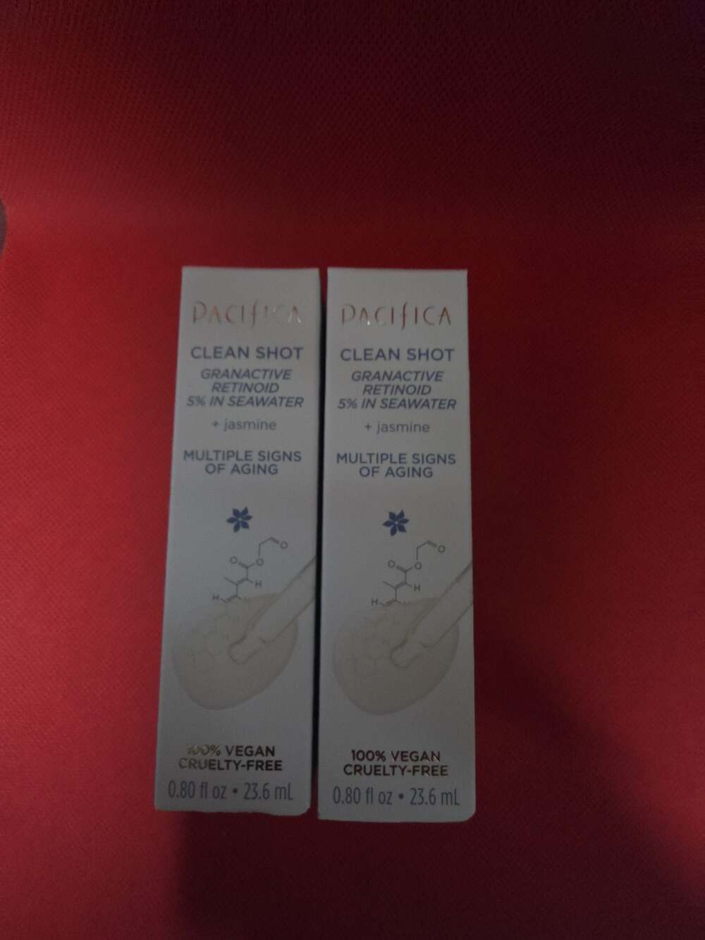 Pacifica Clean Shot Granactive Retinoid 5% in Seawater + Jasmine Face Serum 0.80